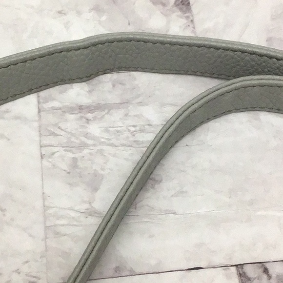 Grey Pebble Faux Leather handbag straps - Picture 4 of 4